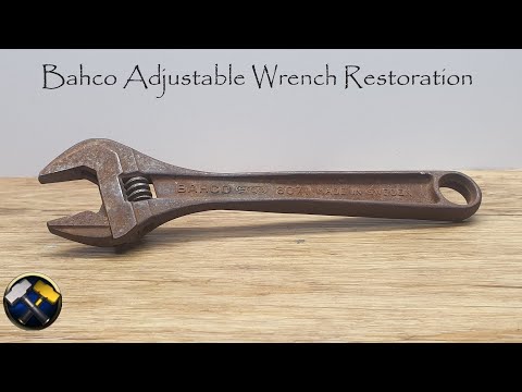 Bahco Adjustable Wrench Restoration