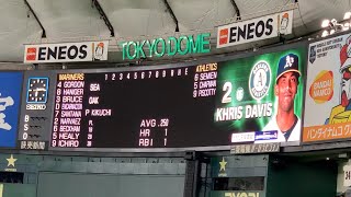 2019/3/21 オークランドアスレチックス スタメン発表
