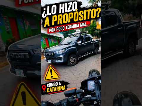 ⚠️ Casi TERMINA MAL camino a Catarina. |  🏍️😳 ¿Lo hizo a propósito?