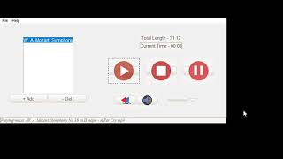 Python Music Player - Output #pythonprogramming