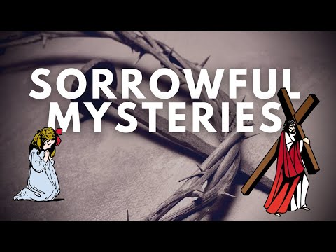 🕊 Sorrowful Mysteries | Tuesdays & Fridays | Rosary with Scripture