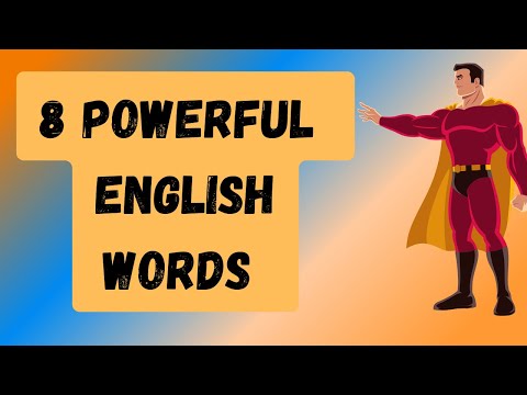 8 POWERFUL English Words to Supercharge Your English Vocabulary