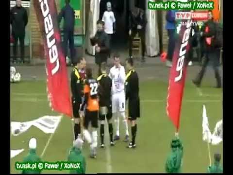tv.nsk.pl 2012-03-31 Bogdanka Łęczna - Kolejarz Stróże 3-0 (0-0) bramki relacja