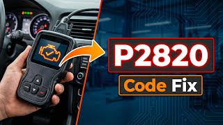 How To Fix P2820 Code - Pressure Control Solenoid J Performance Stuck Off Repair