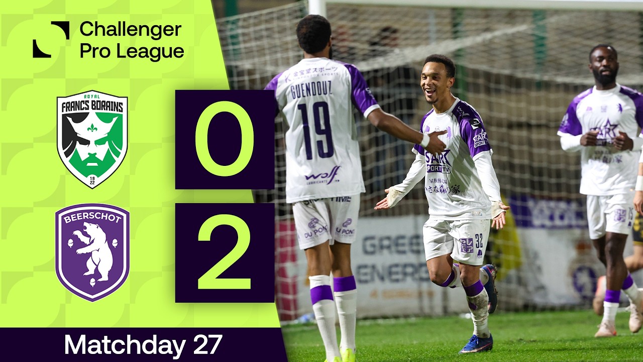 Royal Francs Borains vs K. Beerschot V.A. Highlights