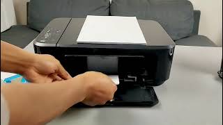 How To Load A4 Paper , 4X6 Photo Paper On Canon PIXMA MG3600 Printer