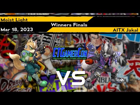 CT Gamercon 6 Winners Finals - Light (Fox) vs Jakal (Wolf) - SSBU Ultimate Tournament