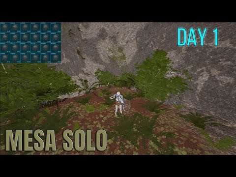 How a solo Gets Tek 45 minutes into wipe! - mesa solo - Day 1 - day one - ARKPVP - ASE - MESA!