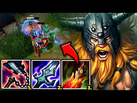 OLAF TOP IS NOW OFFICIALLY AN AMAZING TOPLANER (NEW REWORK) - S12 Olaf TOP Gameplay Guide