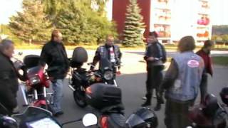 preview picture of video 'Ukončovačka VSJ 2009 - Motovyjížďka JAWA'