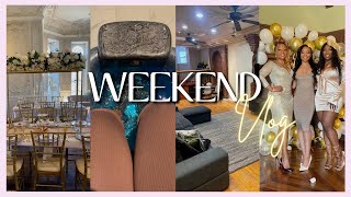 Weekend Vlog | House Updates, Clean With Me, Bridal Shower