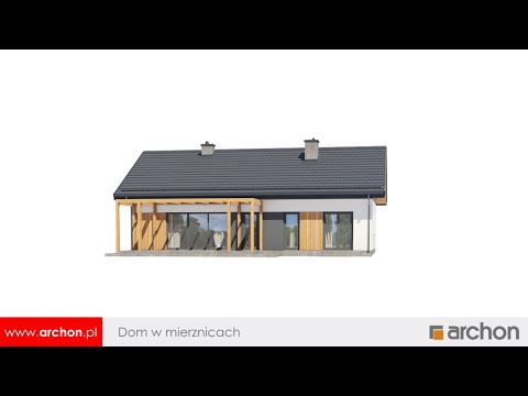 Dom w mierznicach – Tania w budowie parterówka I ARCHON+ Projekty Domów