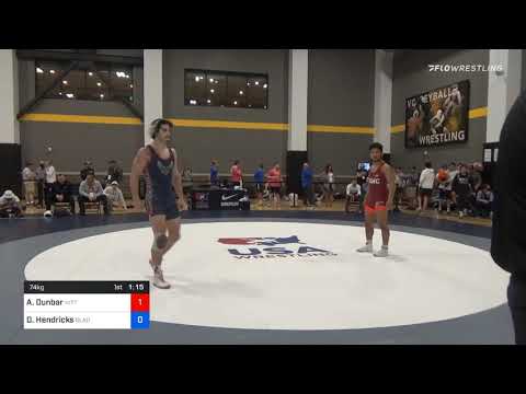 74 Kg Consolation - Aurelius Dunbar, Nittany Lion Wrestling Club Vs Devan Hendricks, Gladiator Wre