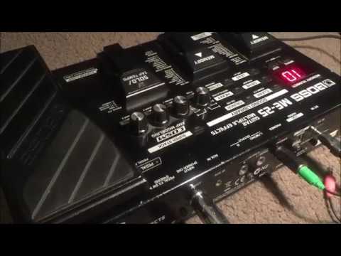 Boss ME-25 multi effects pedal: Review and demo