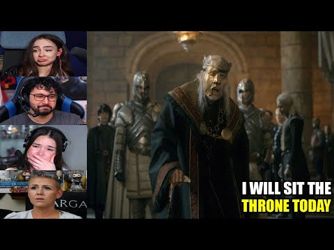 Fans React to King Viserys Entering The Throne Room | Most Emotional Scene | House Of The Dragon 1x8