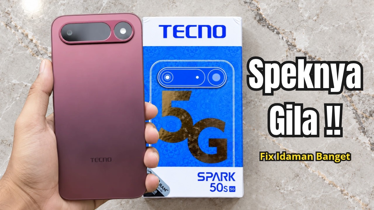 SPEK IDAMAN‼️TECNO SPARK 50s 5G, IN THIS ECONOMY HP INI BAGUS BANGET
