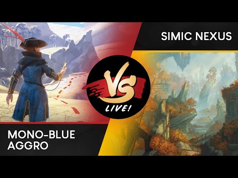 VS Live! | Mono Blue Aggro VS Simic Nexus | Standard | Match 3