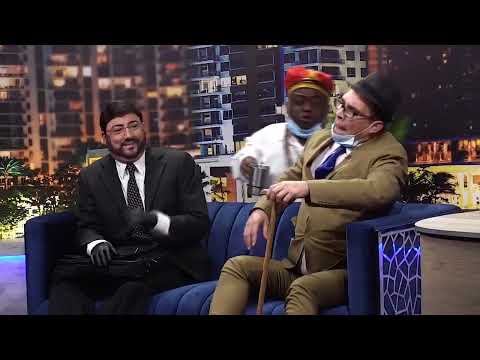 Carlucho y la limpia de su set. (Uni-Vista Tv)