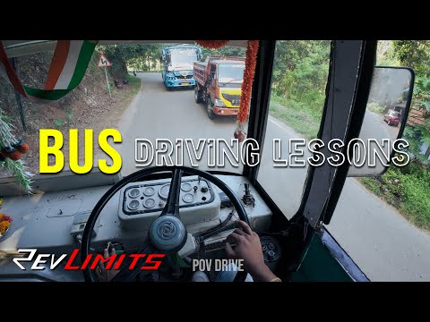BUS Driving Lessons - POV Bus Driving#132 | RevLimits #bus