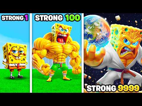 Weakest to STRONGEST SPONGEBOB in GTA 5!