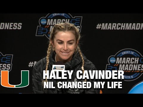 Miami Hurricanes' Haley Cavinder, "NIL Changed My Life"