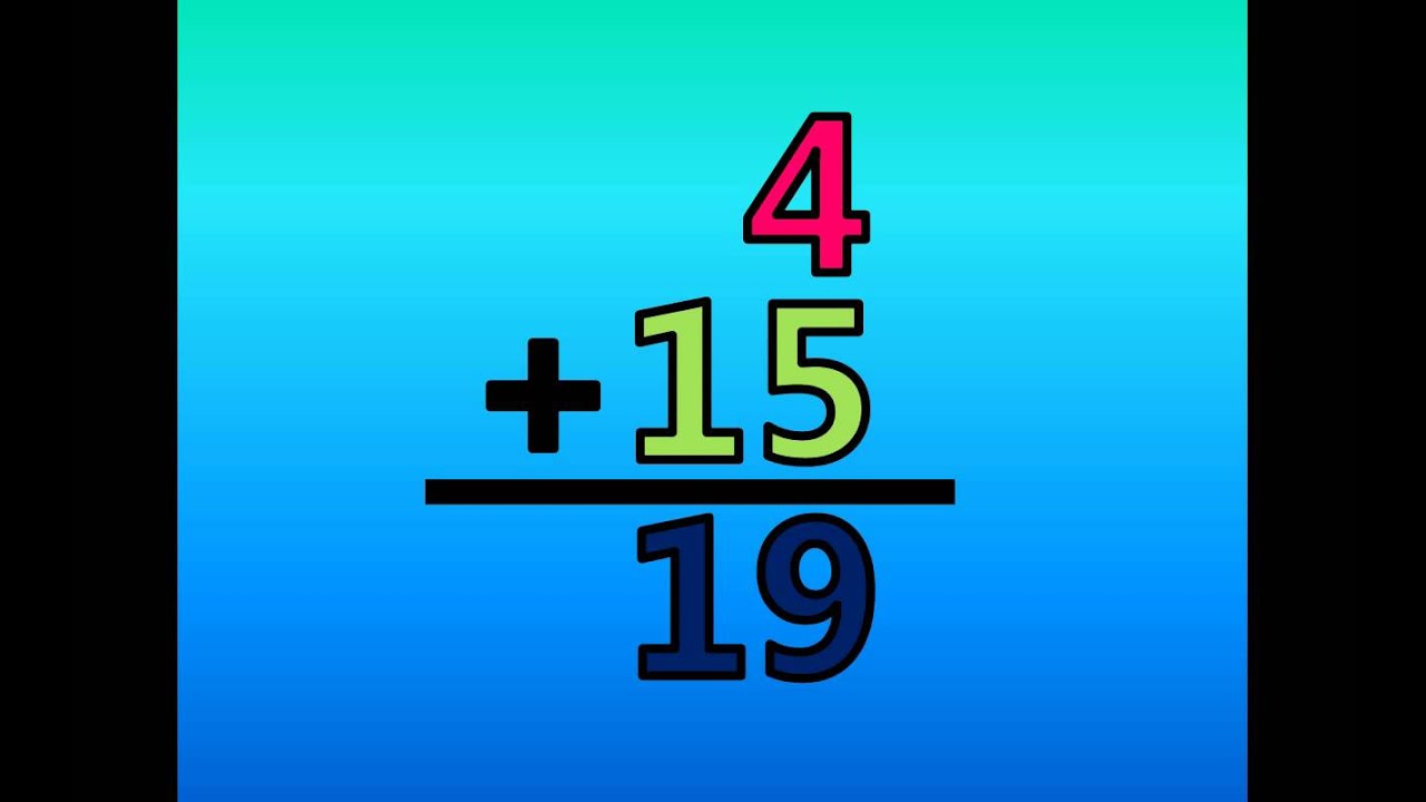 Math Addition Facts - Adding by 15's