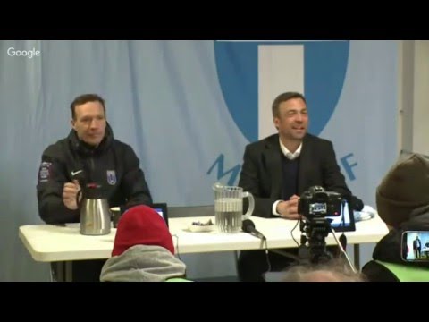 Presskonferens efter MFF - IK Sirius 2-1