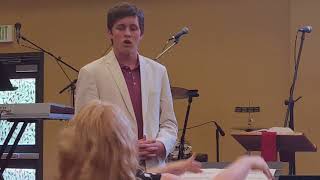 Walker sings a counter tenor Handel piece