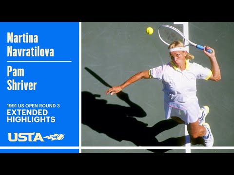 Martina Navratilova vs Pam Shriver Extended Highlights | 1991 US Open Round 3