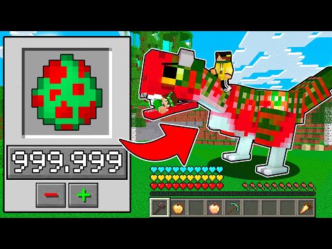 CACCIA ALL'UOMO MA SONO il DINOSAURO PIÙ FORTE DI MINECRAFT