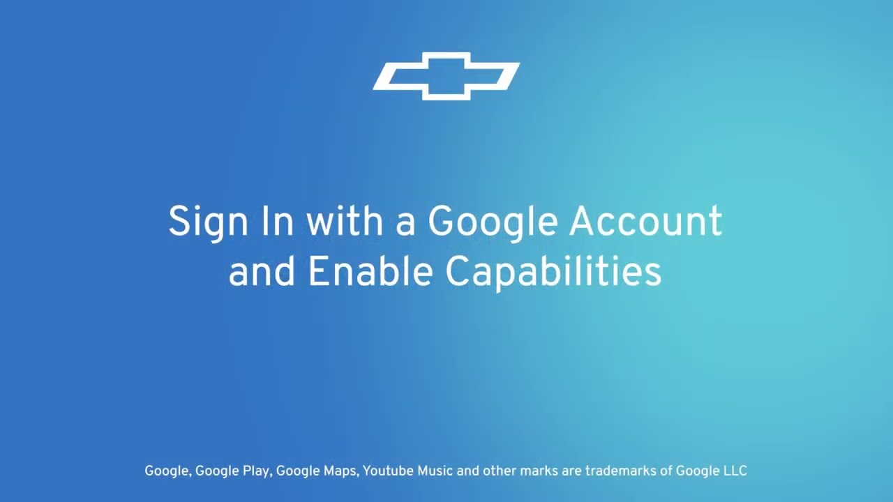 2024 Chevy Blazer EV: Education – Google Built-In Sign In and Enable | Chevrolet