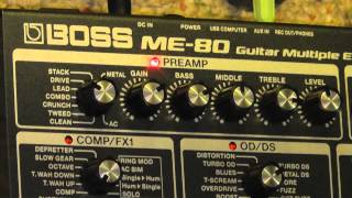 Video thumbnail for Boss ME 80 Guitar Multiple Effects Pedal Demo by ontrackmaster
