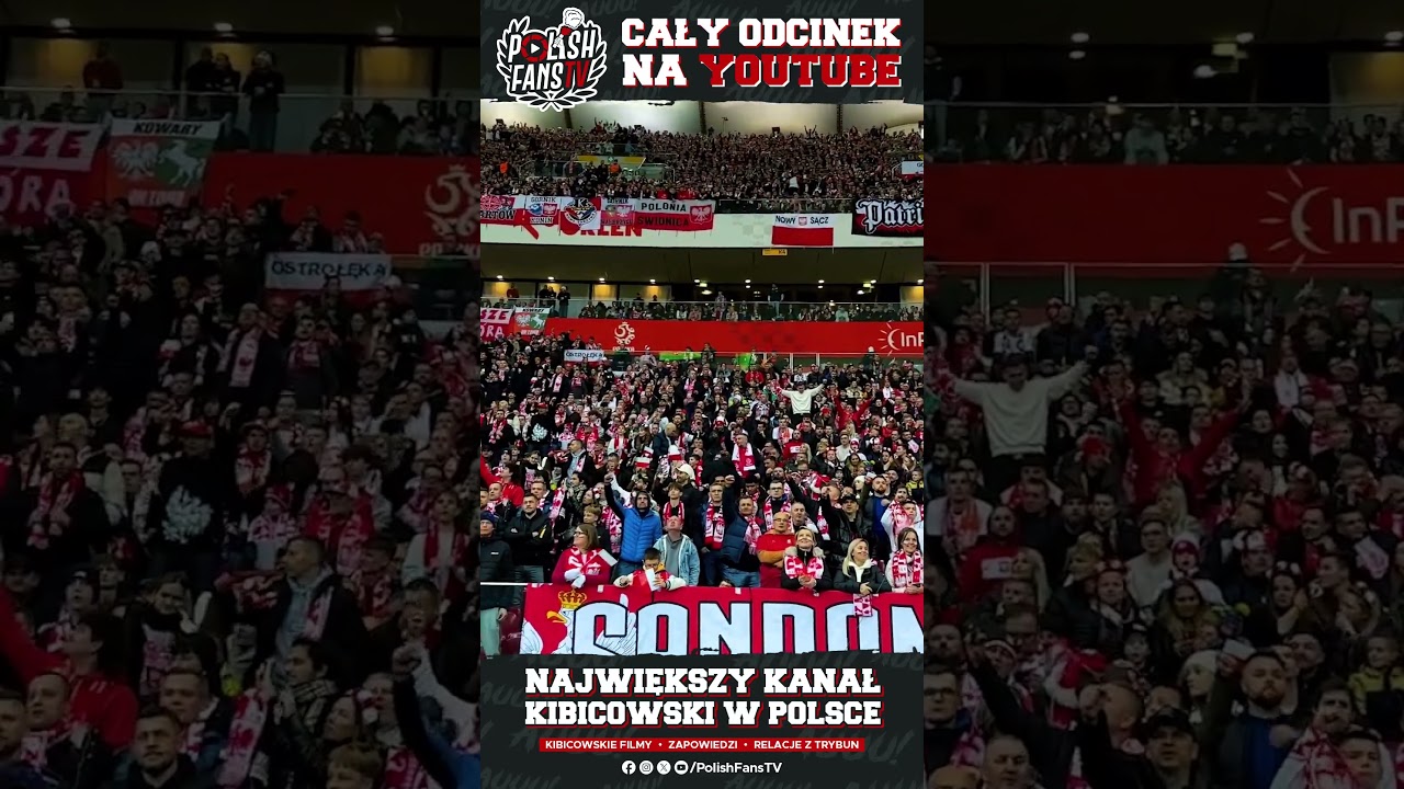„GDYBYM JESZCZE RAZ!” - Polscy kibice na meczu Polska - Holandia (14.11.2025)