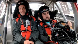 Fernando Alonso a bordo de un Toyota de Súper TC2000 en Buenos Aires