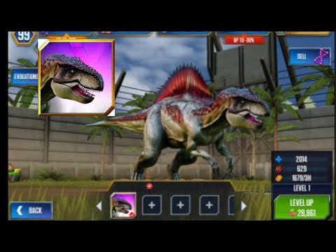 NEW TYRANNOSPINOS CONFIRMED? MAXED NEW DINOSAURS TO LEVEL 40 JURASSIC WORLD THE GAME NEW DINOSAURS