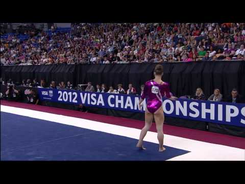 Bridget Sloan - Floor - 2012 Visa Championships - Sr. Women - Day 1