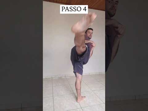 CHUTE GIRATÓRIO 360 EM 4 PASSOS ⭐️ #martialarts #training #tutorial #motivation #lutas #shorts