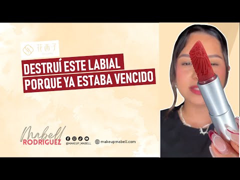 Destruí este labial porque ya estaba vencido 🥹❌