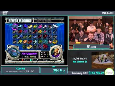 AGDQ 2015 F-Zero GX Speed
