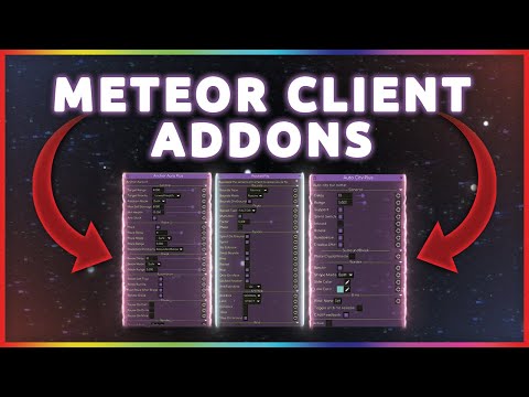 Top 4 Meteor Client Addons With / Download | The best Minecraft 1.19.2 Hacked Clients.