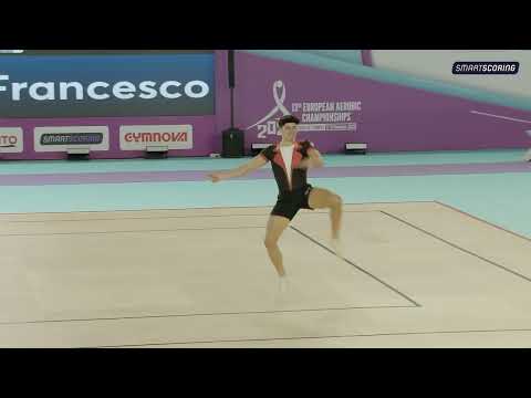 SEBASTIO Francesco (ITA) 13th European Aerobic Championships Antalya 2023 (2nd place)