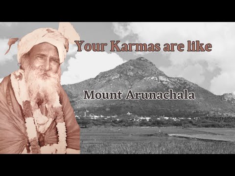 Your Karmas are like Mount Arunachala | Gurudev | Sadhguru | Yogi Ramsuratkumar | Ma Devaki