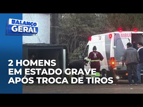 Troca de tiros termina em dois homens gravemente feridos em Marilândia do Sul, no PR