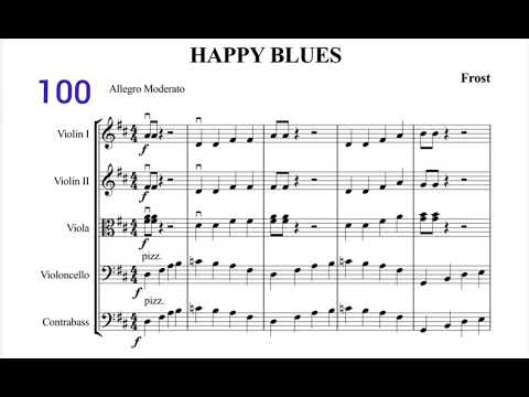 Happy Blues (Speed 100) Score