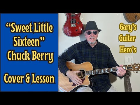 "Sweet Little Sixteen", Simplified Acoustic Guitar Lesson