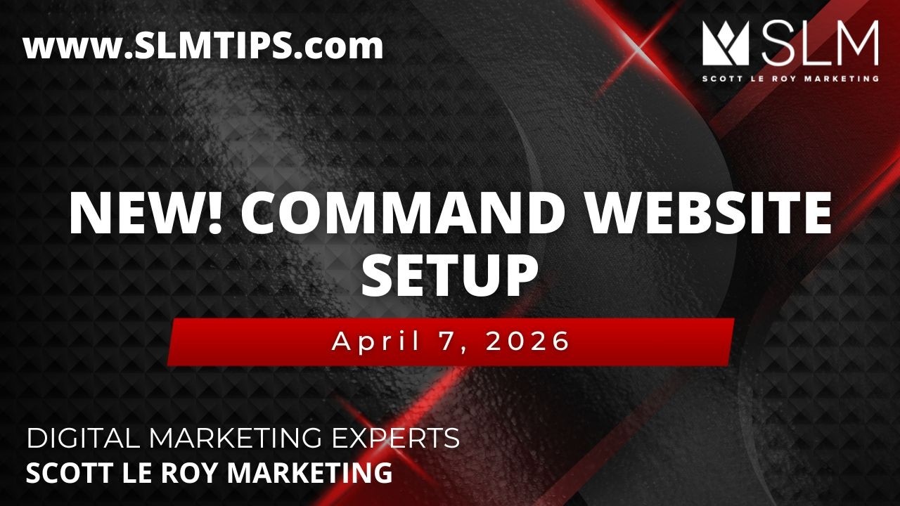 NEW! Command Website Setup 4/7/26