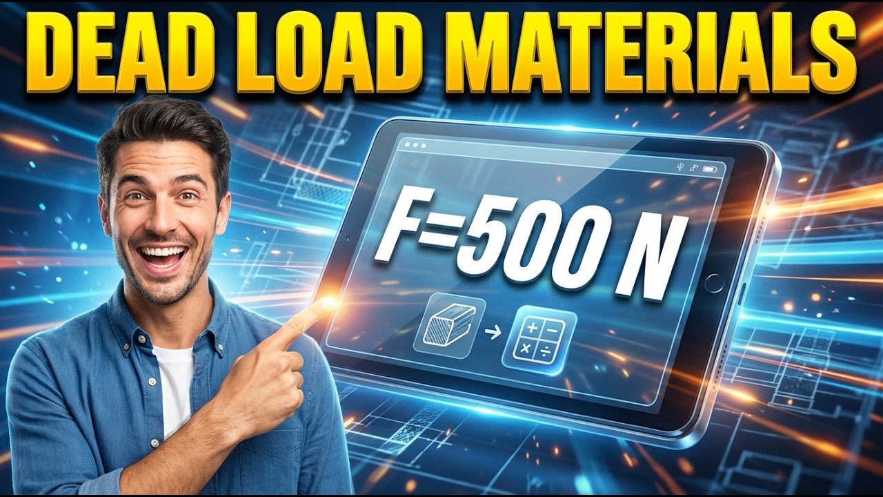 Dead Load Materials Interactive Calculator
