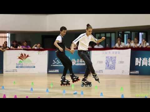 2017 SSO Pair Slalom Champion，Degli Agostini Valerio，Guslandi Lorenzo (Italy)