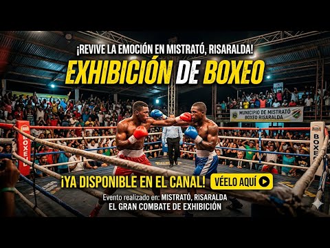 ¡ESTO SE DESCONTROLÓ! 😱 Exhibición de Boxeo en Mistrató, Risaralda