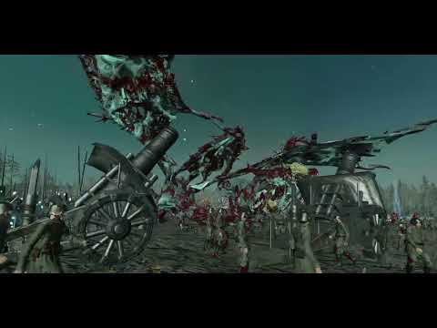 Massive Battle 10k men and tanks vs Ogre Army & Dragons (total war warhammer3 )